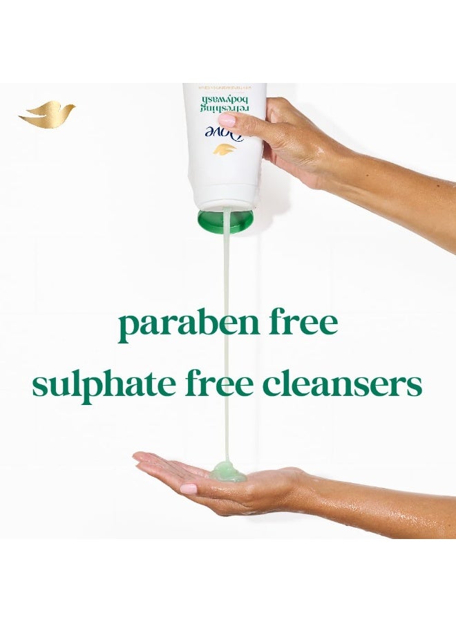 Dove Refreshing Bodywash with Triple Hydration Serum, 300ml - Image 4